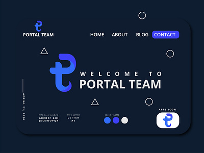 Portal Team Logo Branding - Portal Team Logo Concept