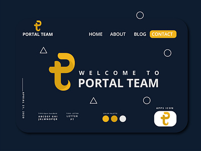 Portal Team Logo Branding - Portal Team Logo Concept