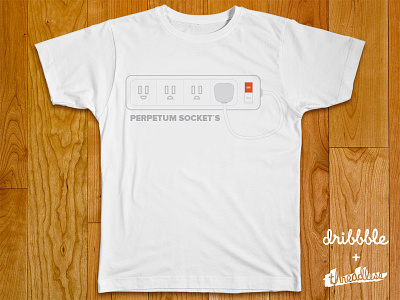 Perpetum socket`s illustration shirt threadlless tshirt
