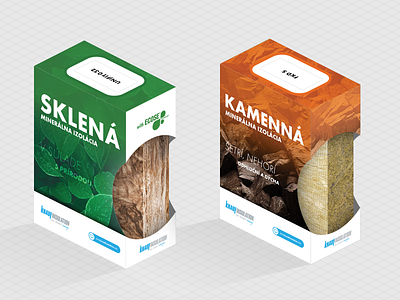 Packaging material samples insulation