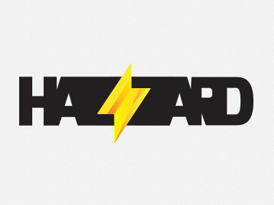 Hazzard Films new identity bold brand hazard identity logo movies wakeboard