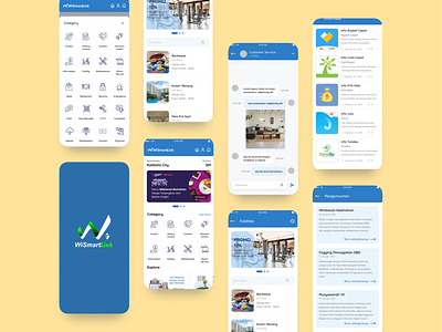 Overview UI Design - Apartment Mobile Apps apartment apps uidesign