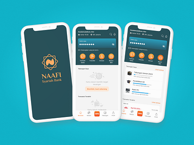 Naafi - Sharia Digital Bank mobile app sharia bank ui design ux design