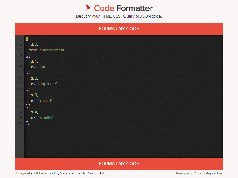 Code Formatter by Yasser Shaikh on Dribbble
