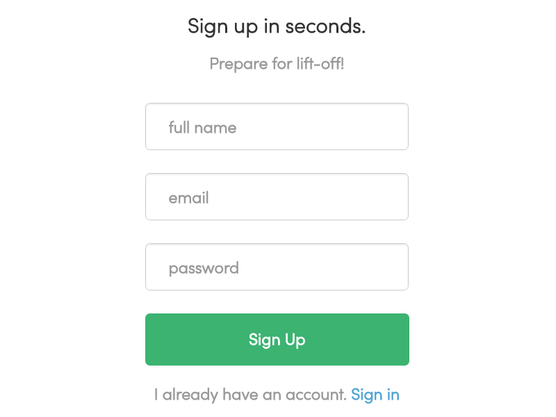 Sign up projectmanagement register signup