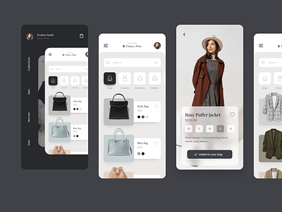 App for searching clothes by photo ai app cart clothes clothing design equal mobile mobile app mobile app design mobile design mobile ui shopping shopping app ui ux uxui
