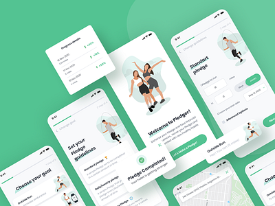 Fitness challenges mobile app app clean ui design equal fitness app healthy lifestyle illustration mobile mobile app mobile app design mobile ui mobile uiux ui userexperience userinterface ux uxui web design