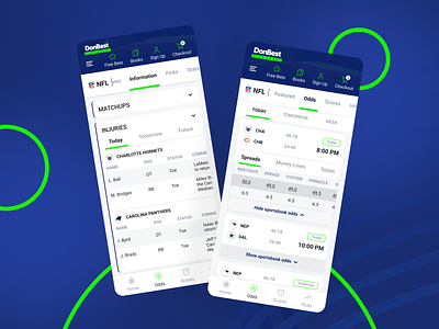 Donbest sports betting mobile-first project