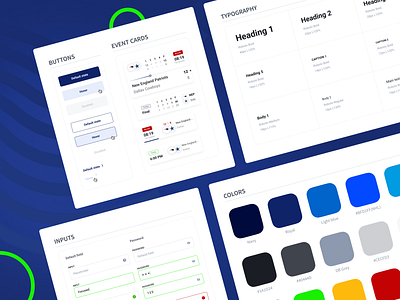 UI kit for the sports betting project basketball betting colors data heavy design equal football gambling mobile mobilefirst sport sports design ui uikit uikits userexperience userinterface ux uxui website