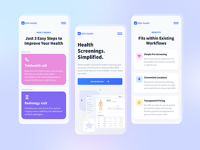 Mobile version of the WithinHealth project app clean design clean ui design equal health health app healthcare medical app medical design medicine mobile mobile design mobile ui platform telemedicine userexperience userinterface uxui website