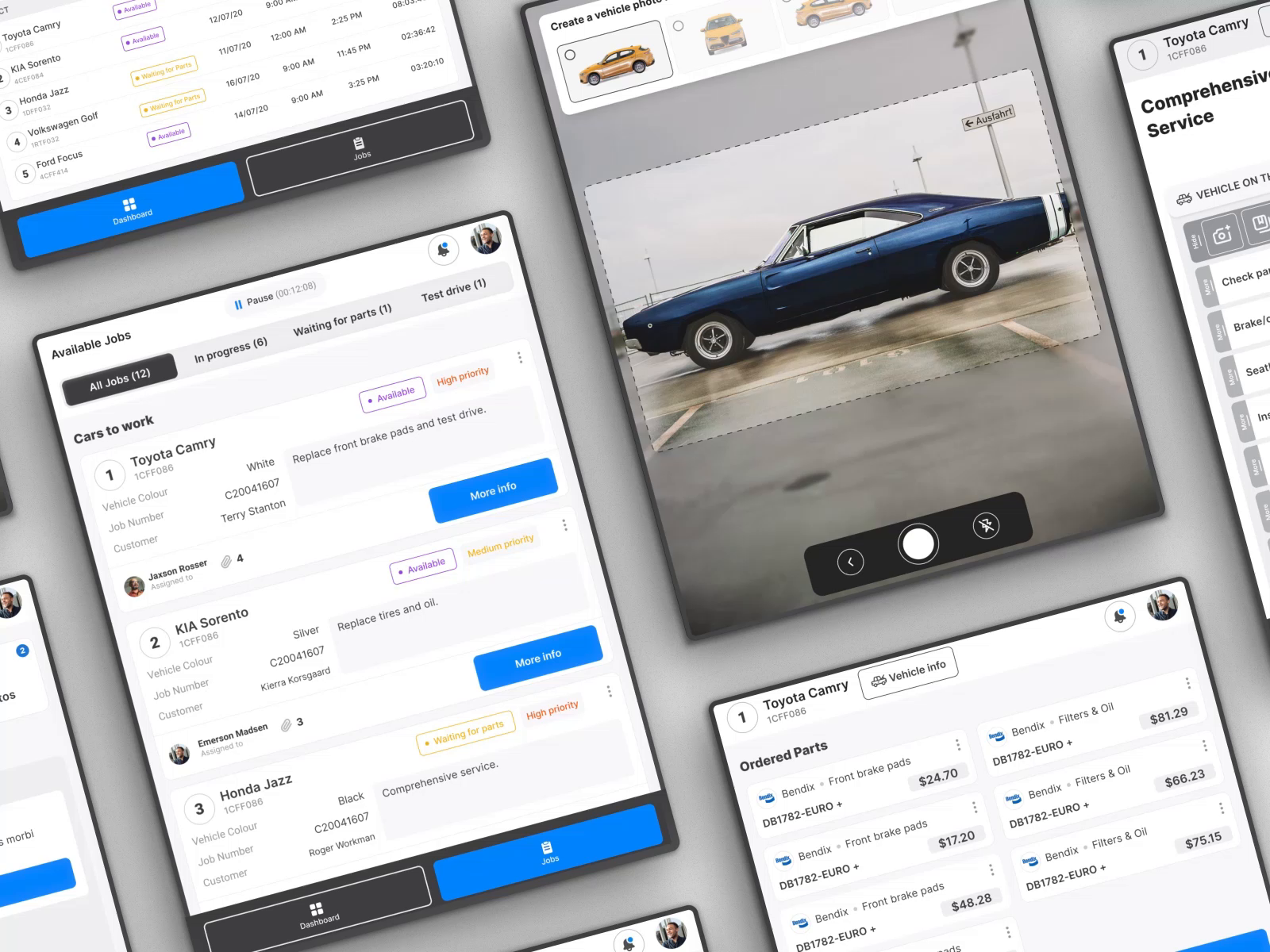Mechanic App by Equal on Dribbble