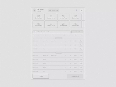 Wireframes ➡️ UI — Animation for Workshop Mechanic App 3d animation app automobile design equal graphic design inspiration mechanic mobile motion graphics repair responsive tablet ui userexperience userinterface ux wireframes