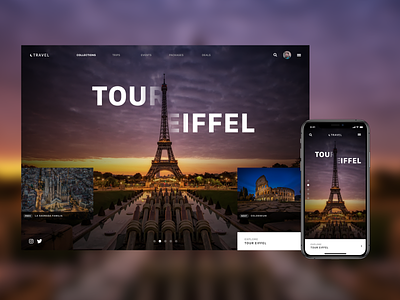 Travel Site - Landing Page