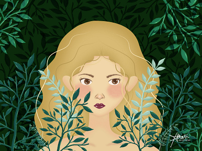 Season Collection: Spring botanical character design digital art digital illustration digital painting graphic arts graphic artwork illustration spring