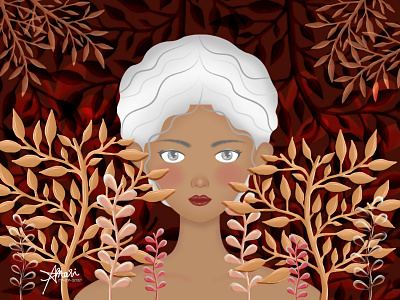 Season Collection: Autumn autumn botanical character design digital art digital illustration digital painting graphic arts graphic artwork illustration woman