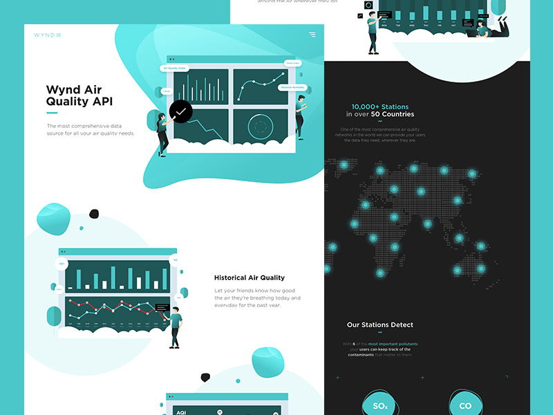 Api Landing Page designs, themes, templates and downloadable graphic ...