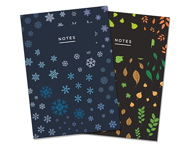 Season Covers cards covers flat illustration minimalism print ui visual design