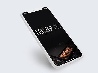 Welcome Screen-PizzaApp ios11 iphone iphonex pizza screen sketch welcome