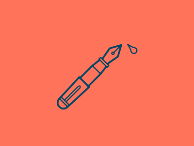 Pen drop ink nib pen pencil