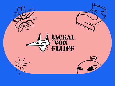 Jackal von Fluff branding design doodle graphic design ill illustration logo procreate