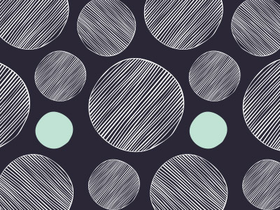 Blue Bubbles circles fabric graphic pattern repeating retro shapes textile vector
