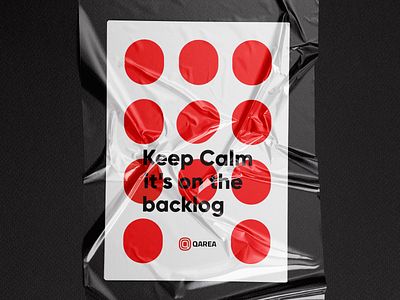 Corporate Motivational Posters backlog branding branding design clear design dots identity it keep calm minimalistic motivation motivational quotes office design poster poster design typography poster