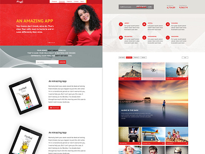 One Page Template onepage template theme