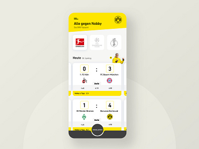 Case study sports betting app card daily football game layout mobile redesign sketch soccer typography ui ux yellow