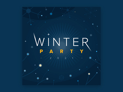 Winter party visual adobe illustrator illustration truelayer vector