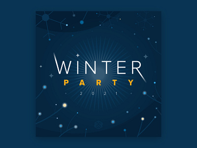 Winter party visual