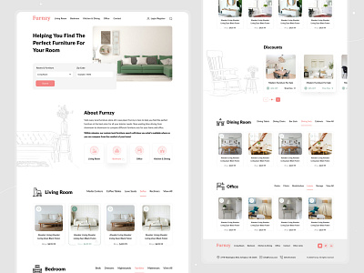 Furnzy creative design online shop sofa ui uidesign uiux userinterface ux uxdesign