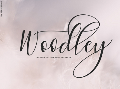 Woodley Script branding calligraphy design fonts lettering script typeface typogaphy typography wedding