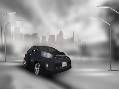 Kia Picanto Illustration