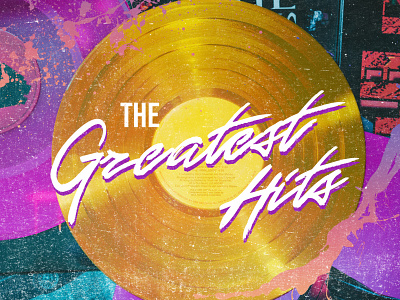 The Greatest Hits church design church graphic church graphic design design graphic design sermon series vintage