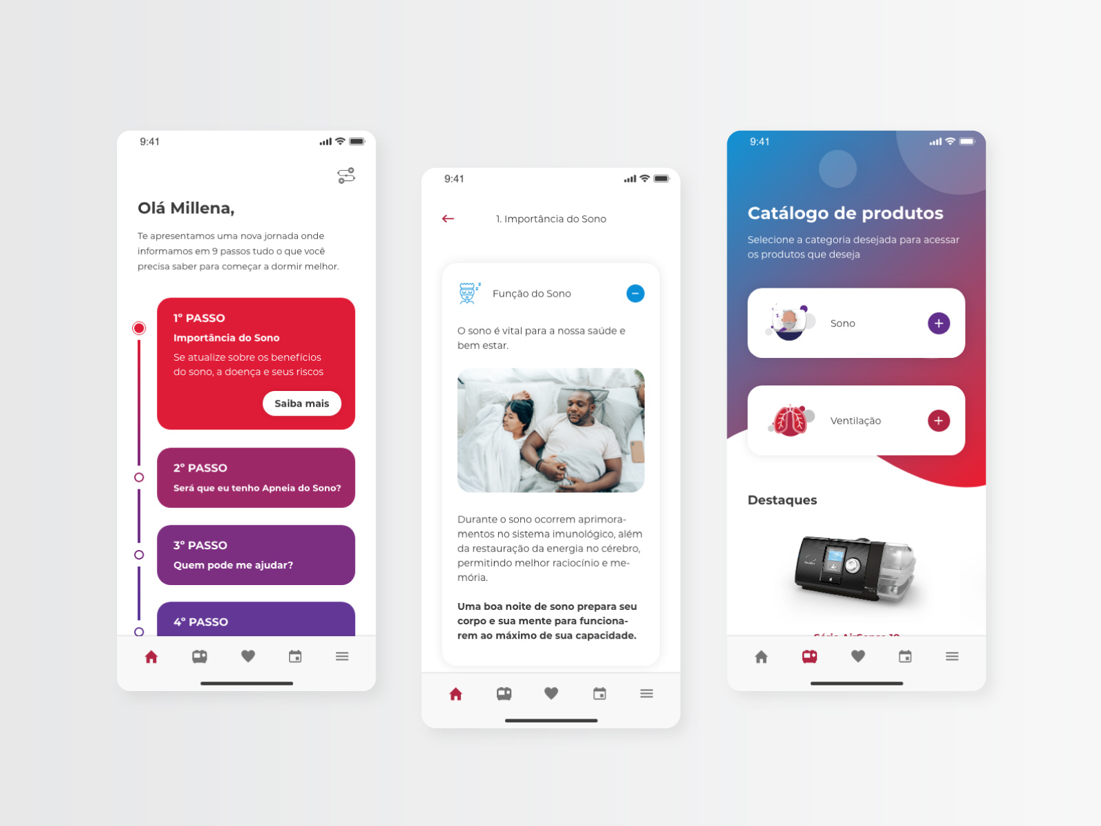 ResMed Catalogue by Millena Lopes on Dribbble