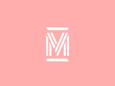 All About That M design icon typography