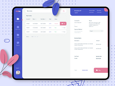 Admin Panel Design Concept foк a Hosting Company