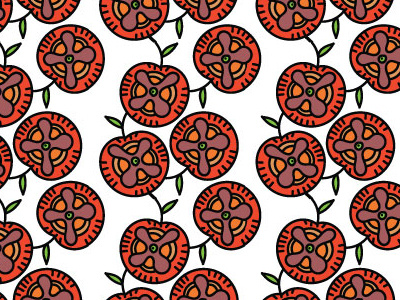 Apple Pattern apple design illustration pattern red