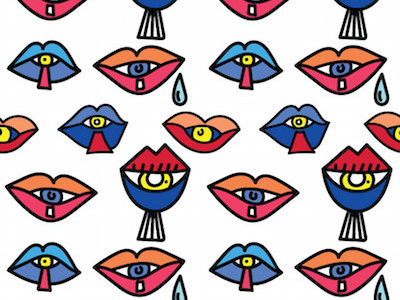 Eye Pattern Design eye illustration pattern