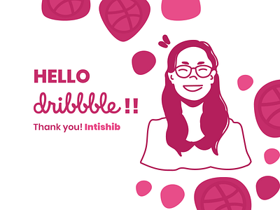 Officially my first Dribbble Shot @emtelier cartoon cartoon art cartoon illustration design drawing first dribbble flat illustration portrait vector