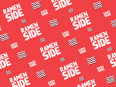 Ramen Side Logo @emtelier adobe illustrator branding branding concept design illustration logo logo design logo designer logo type