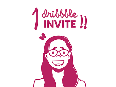 DRIBBLE INVITEEE @emtelier adobe illustrator branding design dribbble invite icon illustration invite logo design vector
