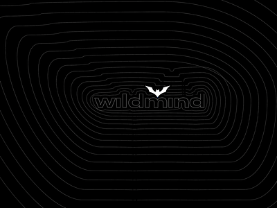 Branding concept for Creative Agency bat wild lines blind fequency