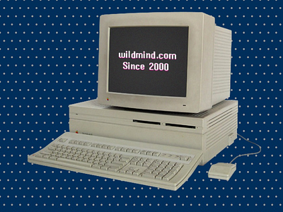 Wildmind.com birthday in the matrix cyber vintage