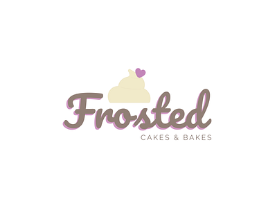 Daily Logo Challenge - Day 18: Cupcake bakery branding cupcake daily logo challenge dailylogochallenge design frosted icon logo typography