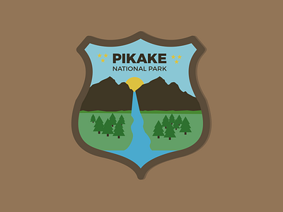 Daily Logo Challenge - Day 20: National Park Badge badge branding daily logo challenge dailylogochallenge design icon logo national park pikake