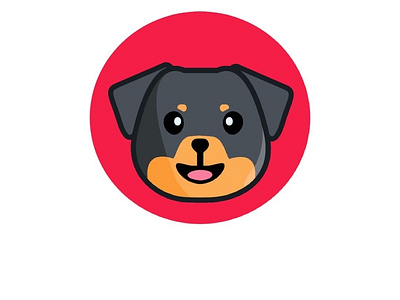 Rottweiler Crypto Icon branding crypto dog icon illustration logo rottweiler