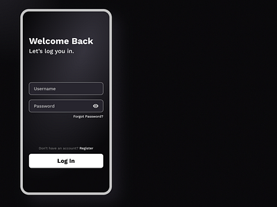 Login Page concept