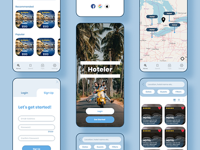 Hotel App concept