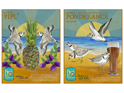 Indiana Dunes Birding Festival Beer and Cider Posters